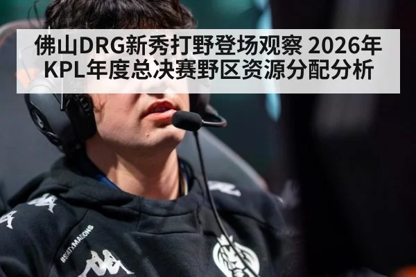 佛山DRG新秀打野登场观察 2026年KPL年度总决赛野区资源分配分析